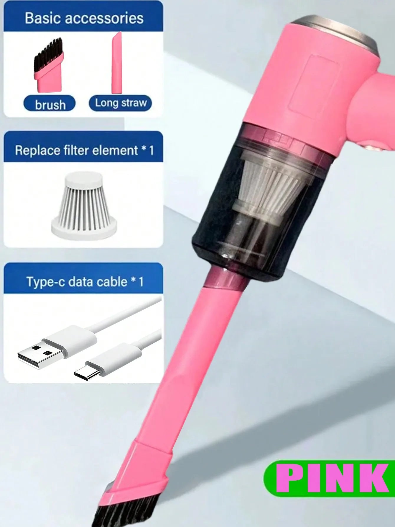 3-in-1 Car Vacuum Cleaner