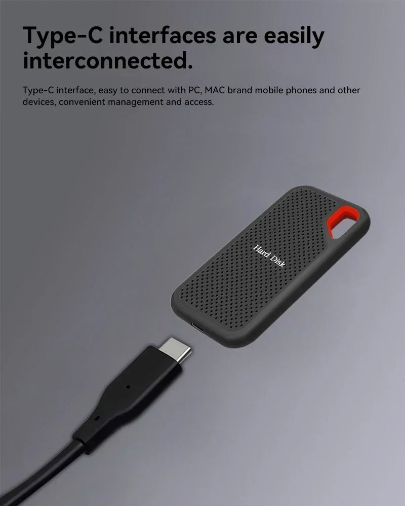 Ultra-Fast Portable SSD (Up to 4TB)