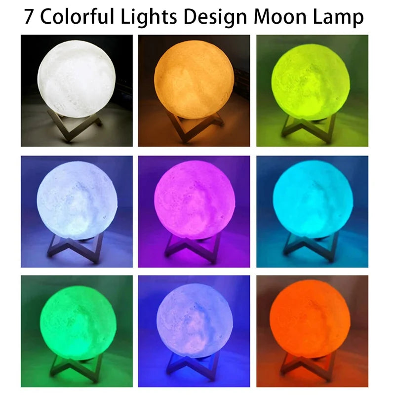 Moon Galaxy Book Light LED