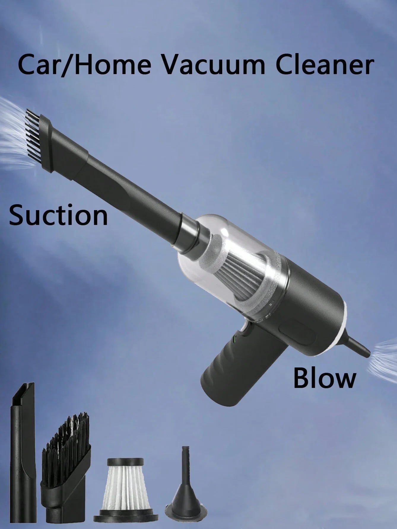3-in-1 Car Vacuum Cleaner