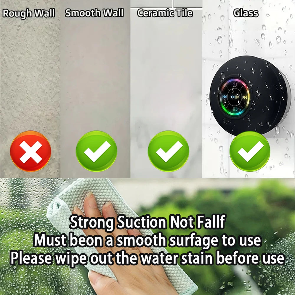 Waterproof LED Bluetooth Speaker
