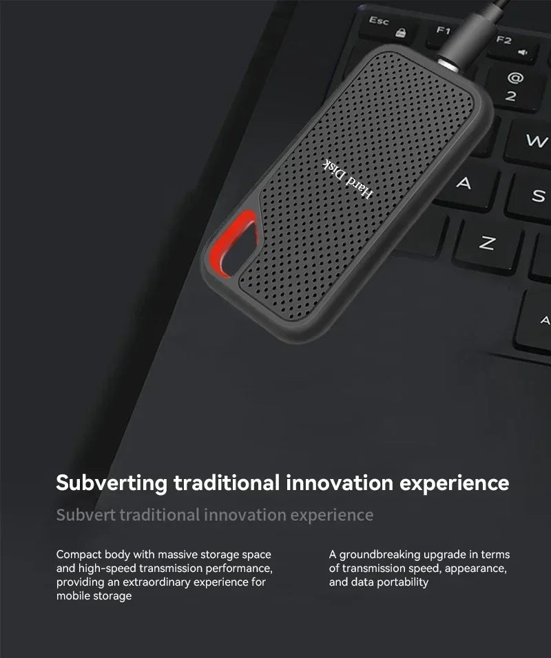 Ultra-Fast Portable SSD (Up to 4TB)