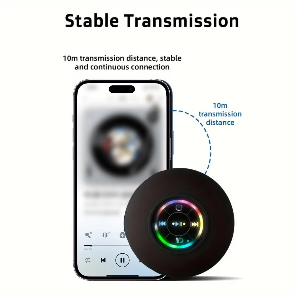 Waterproof LED Bluetooth Speaker