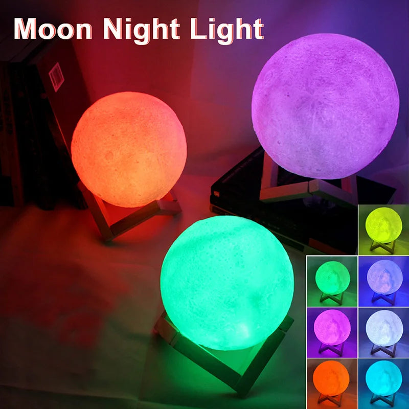 Moon Galaxy Book Light LED
