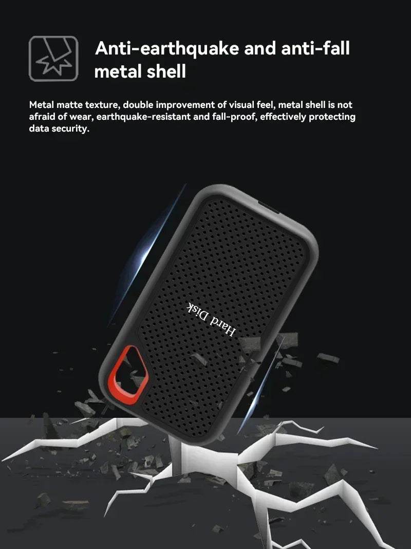 Ultra-Fast Portable SSD (Up to 4TB)