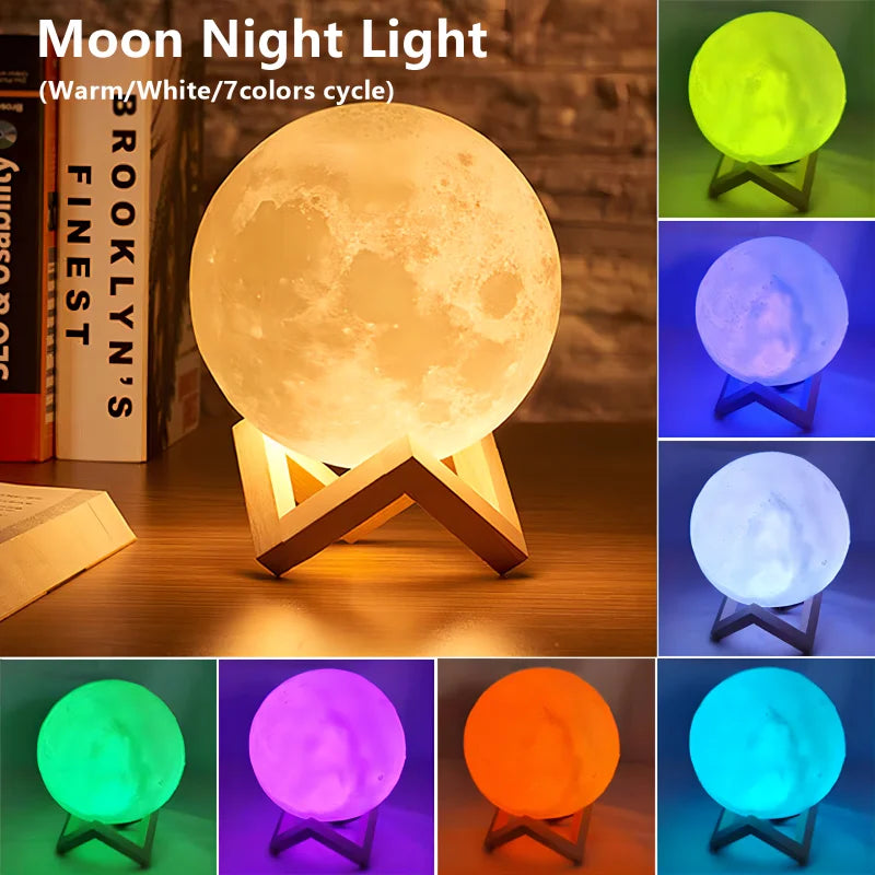 Moon Galaxy Book Light LED